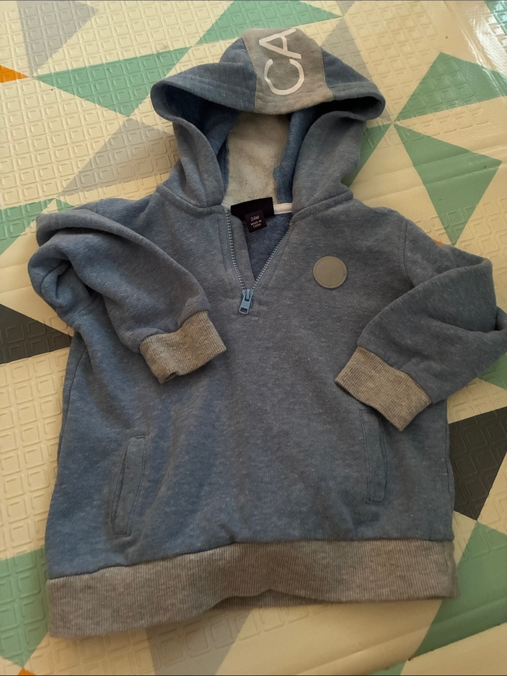20/25$ 🧸 Kids Blue Hooded Pullover Sweatshirt